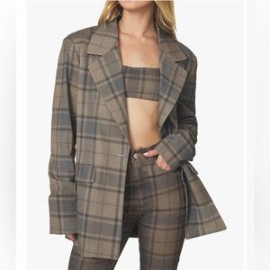 NWT: WeWoreWhat in Cool Plaid Blazer
